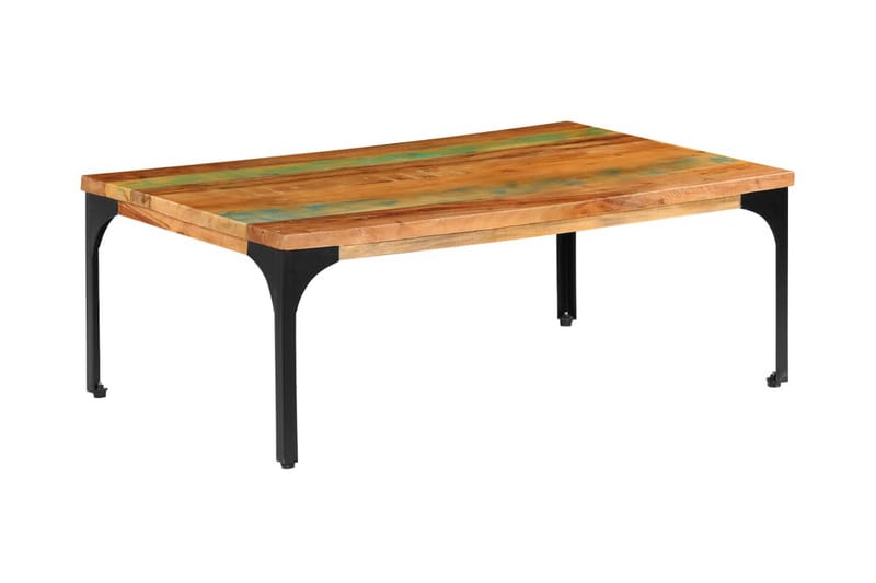 Sofabord I Massivt Genanvendt Træ 100 X 60 X 35 Cm - Brun - Møbler - Borde - Sofabord