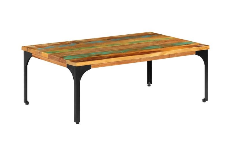 Sofabord I Massivt Genanvendt Træ 100 X 60 X 35 Cm - Brun - Møbler - Borde - Sofabord