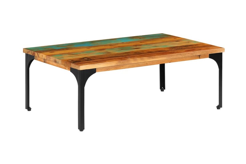 Sofabord I Massivt Genanvendt Træ 100 X 60 X 35 Cm - Brun - Møbler - Borde - Sofabord