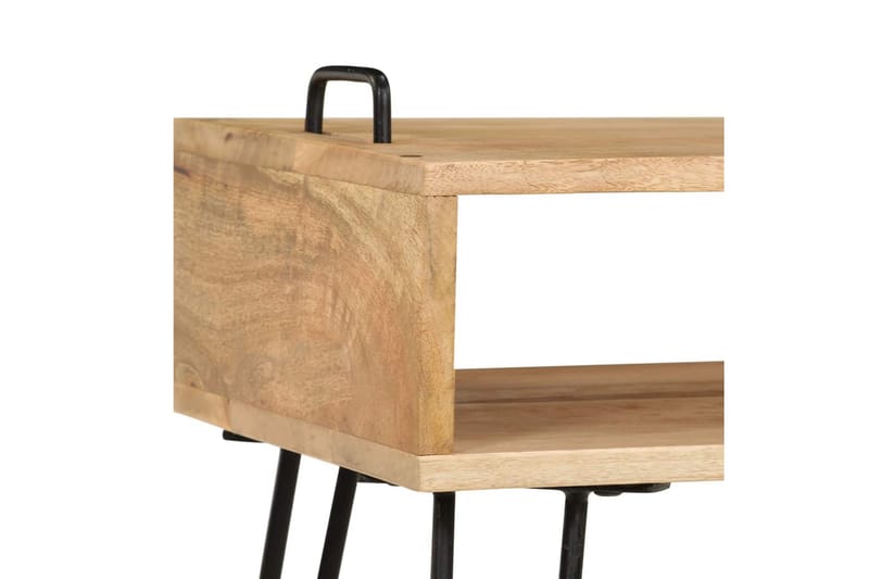 Sofabord I Massivt Mangotræ 100 X 60 X 45 Cm - Brun - Møbler - Borde - Sofabord