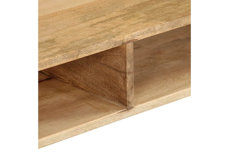 Sofabord I Massivt Mangotræ 100 X 60 X 45 Cm - Brun - Møbler - Borde - Sofabord
