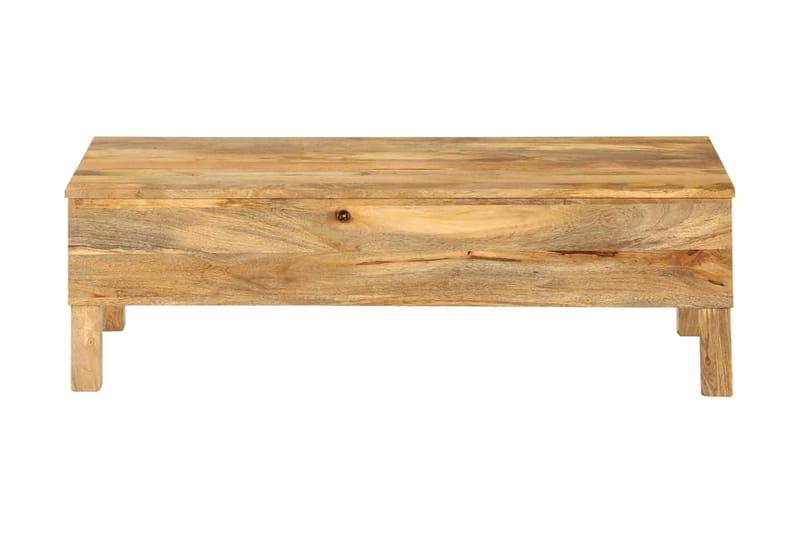 Sofabord I Massivt Mangotræ 110 X 55 X 35 Cm - Brun - Møbler - Borde - Sofabord