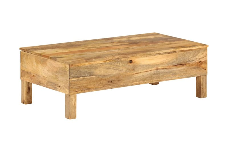 Sofabord I Massivt Mangotræ 110 X 55 X 35 Cm - Brun - Møbler - Borde - Sofabord