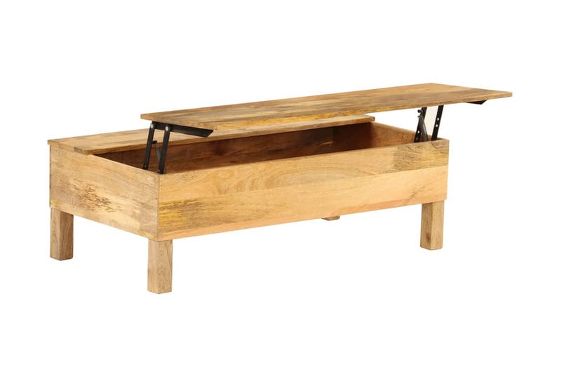 Sofabord I Massivt Mangotræ 110 X 55 X 35 Cm - Brun - Møbler - Borde - Sofabord
