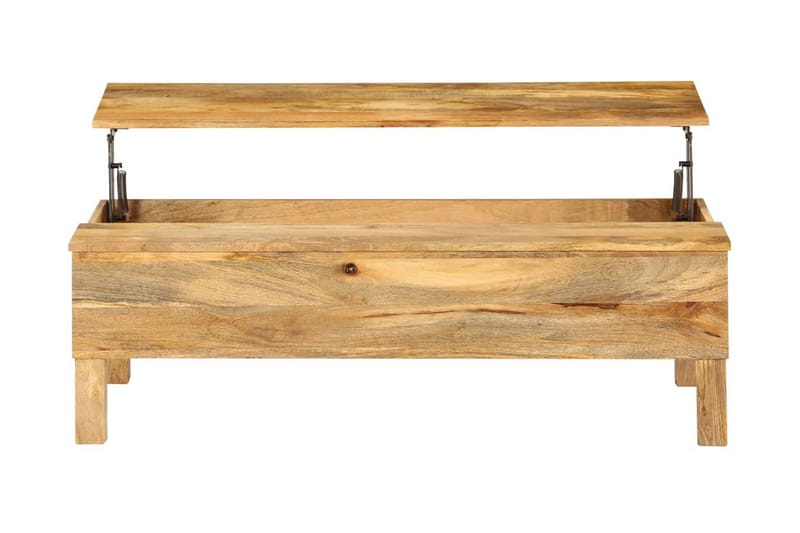 Sofabord I Massivt Mangotræ 110 X 55 X 35 Cm - Brun - Møbler - Borde - Sofabord