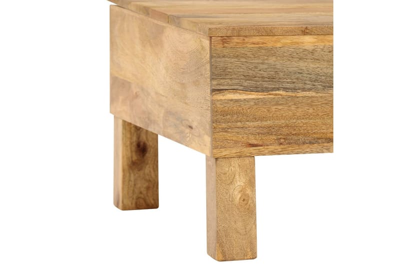 Sofabord I Massivt Mangotræ 110 X 55 X 35 Cm - Brun - Møbler - Borde - Sofabord