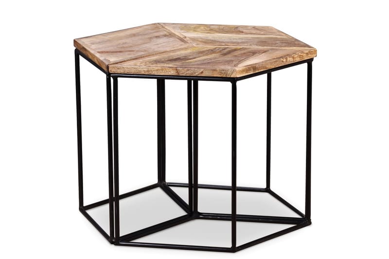 Sofabord I Massivt Mangotræ 48 X 48 X 40 Cm - Brun - Møbler - Borde - Sofabord
