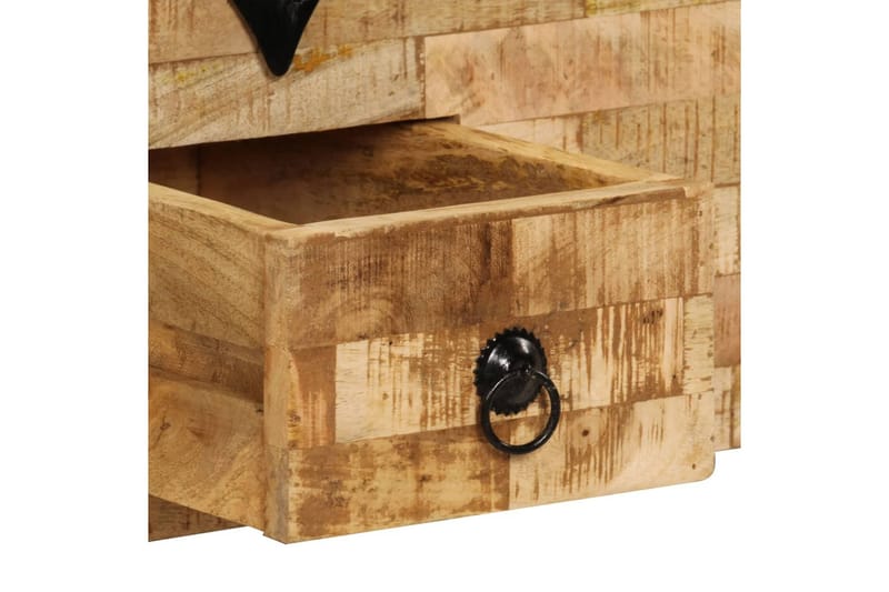 Sofabord I Massivt Mangotræ 80 X 40 X 35 Cm - Brun - Møbler - Borde - Sofabord