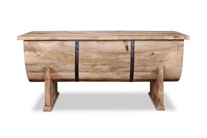 Sofabord I Massivt Mangotræ 88 X 50 X 40 Cm - Brun - Møbler - Borde - Sofabord