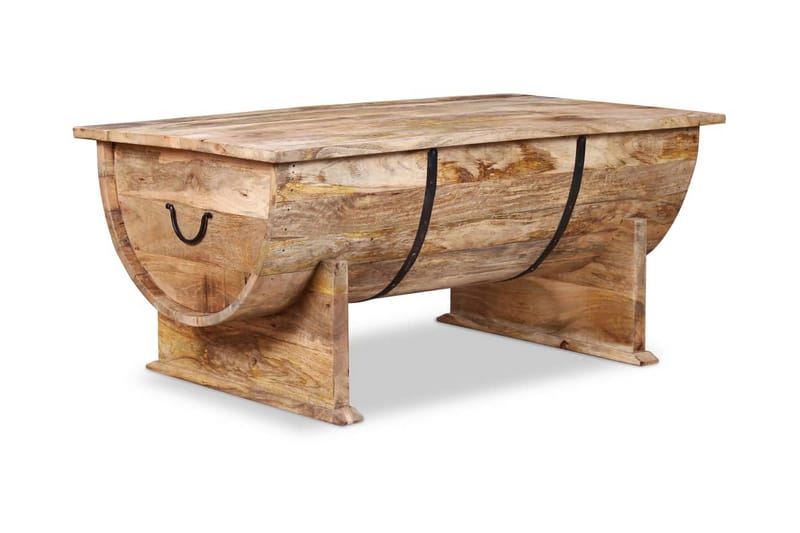 Sofabord I Massivt Mangotræ 88 X 50 X 40 Cm - Brun - Møbler - Borde - Sofabord