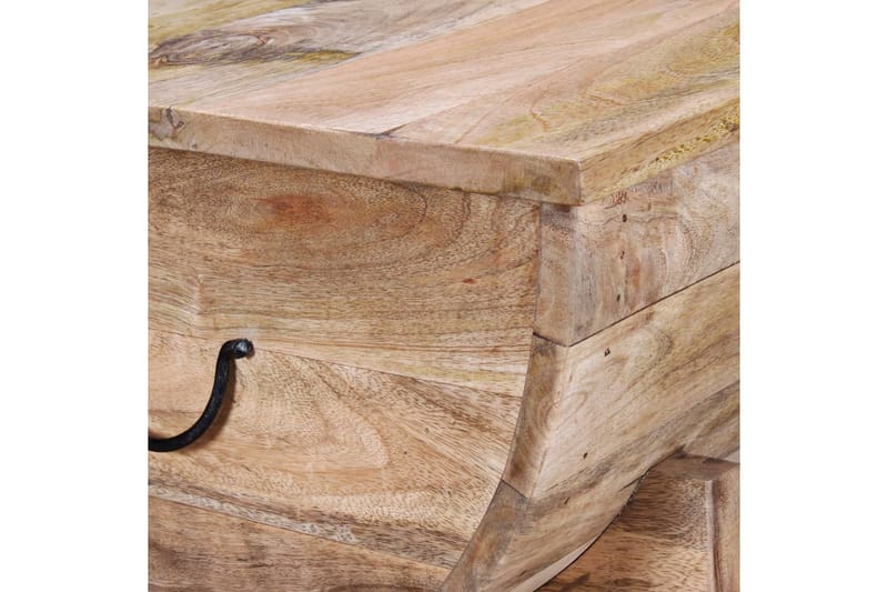 Sofabord I Massivt Mangotræ 88 X 50 X 40 Cm - Brun - Møbler - Borde - Sofabord