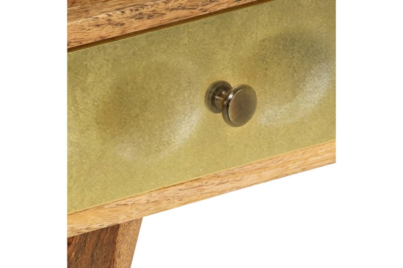 Sofabord I Massivt Mangotræ 90 X 50 X 40 Cm - Guld - Møbler - Borde - Sofabord