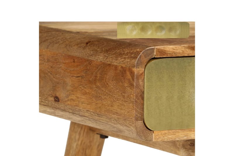 Sofabord I Massivt Mangotræ 90 X 50 X 40 Cm - Guld - Møbler - Borde - Sofabord