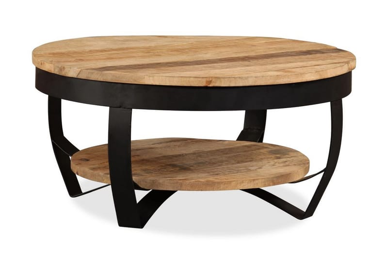 Sofabord I Massivt Ru Mangotræ 65 X 32 Cm - Brun - Møbler - Borde - Sofabord
