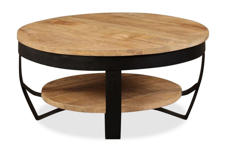 Sofabord I Massivt Ru Mangotræ 65 X 32 Cm - Brun - Møbler - Borde - Sofabord