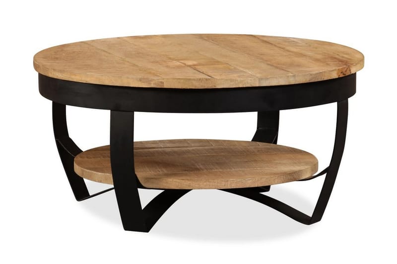 Sofabord I Massivt Ru Mangotræ 65 X 32 Cm - Brun - Møbler - Borde - Sofabord