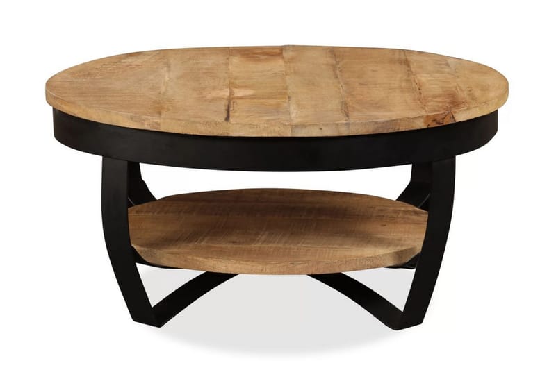 Sofabord I Massivt Ru Mangotræ 65 X 32 Cm - Brun - Møbler - Borde - Sofabord