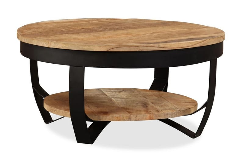 Sofabord I Massivt Ru Mangotræ 65 X 32 Cm - Brun - Møbler - Borde - Sofabord
