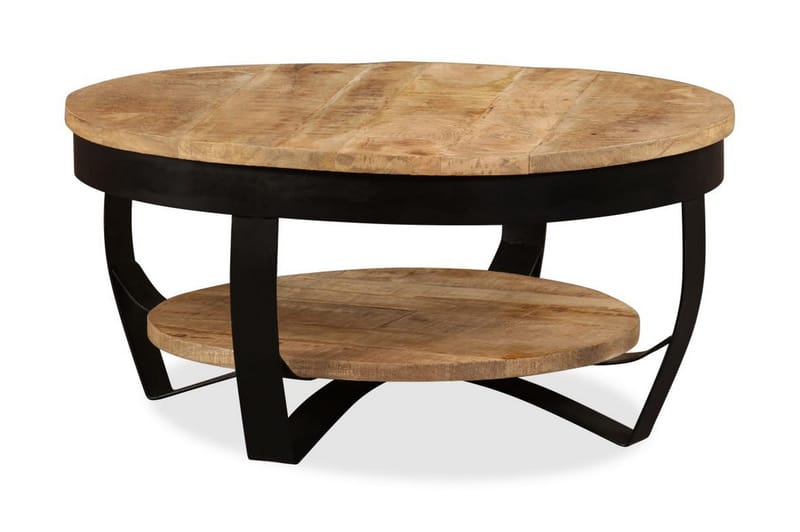 Sofabord I Massivt Ru Mangotræ 65 X 32 Cm - Brun - Møbler - Borde - Sofabord
