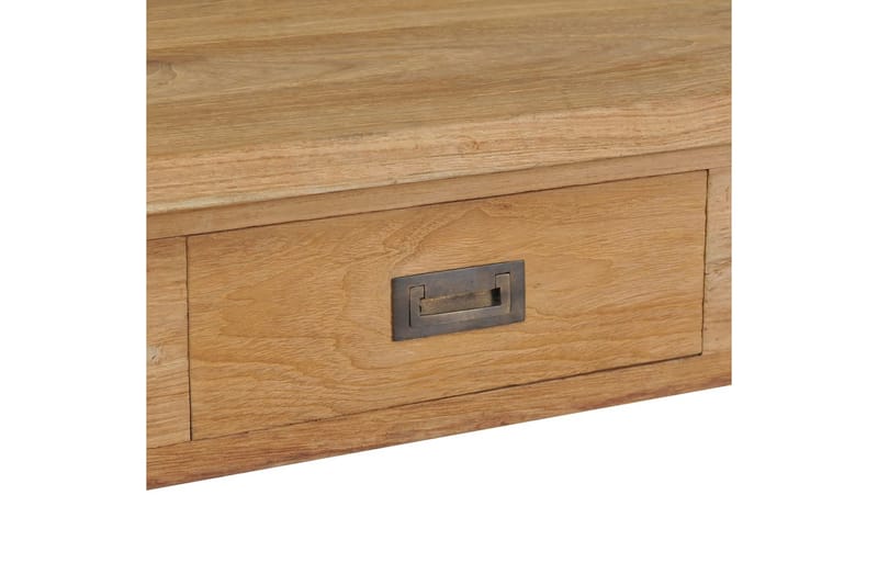 Sofabord I Massivt Teaktræ 100 X 60 X 35 Cm - Brun - Møbler - Borde - Sofabord