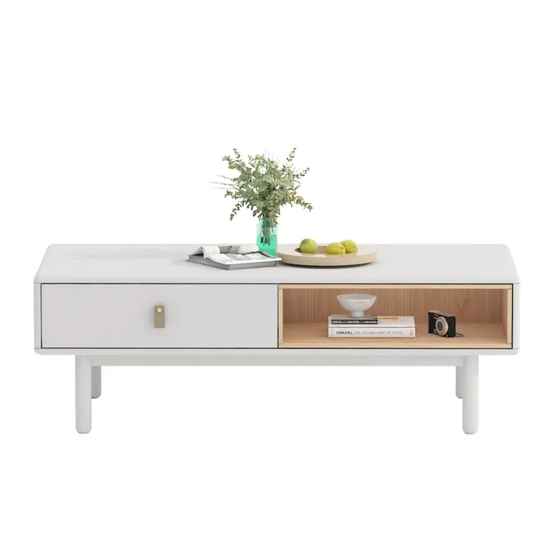 Sofabord Iris 120x60x40 cm - hvid - Møbler - Borde - Sofabord