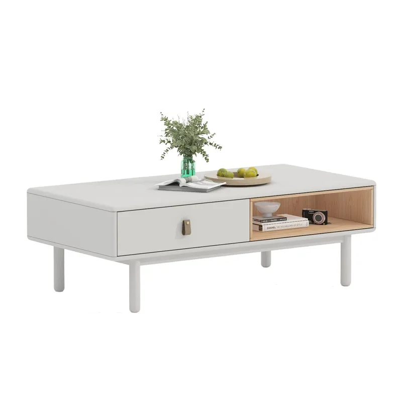 Sofabord Iris 120x60x40 cm, hvid