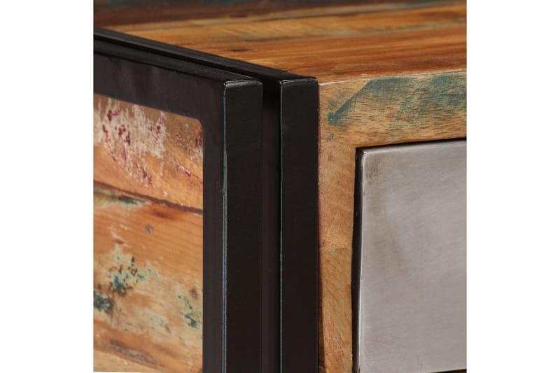 Sofabord m 3 Skuffer Genanvendt 100 X 50 X 35 Cm - Brun - Møbler - Borde - Sofabord