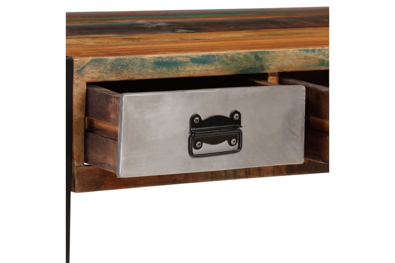 Sofabord m 3 Skuffer Genanvendt 100 X 50 X 35 Cm - Brun - Møbler - Borde - Sofabord