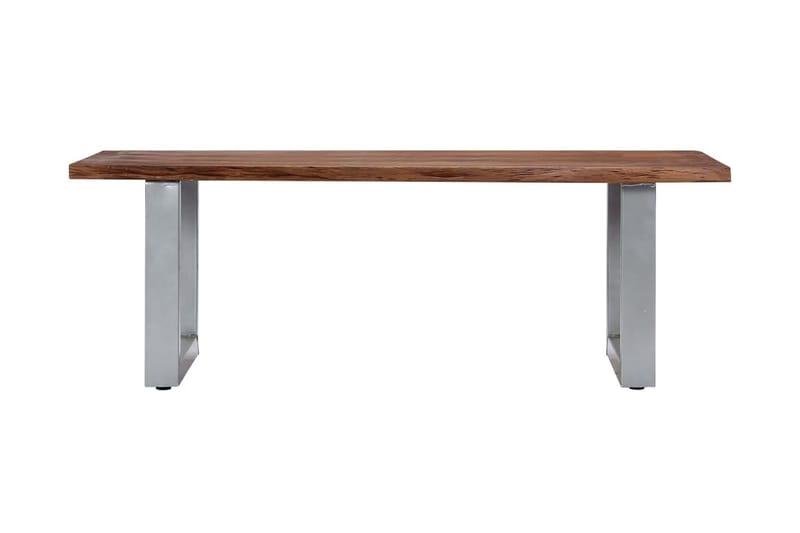 Sofabord M. Levende Kanter Akacie 115 X 60 X 40 Cm - Brun - Møbler - Borde - Sofabord