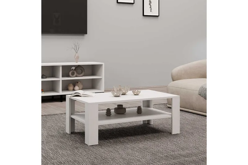Sofabord Sofabord Masao Vit - Møbler - Borde - Sofabord