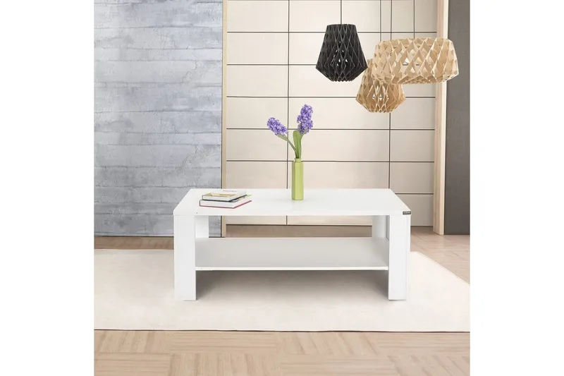 Sofabord Sofabord Masao Vit - Møbler - Borde - Sofabord