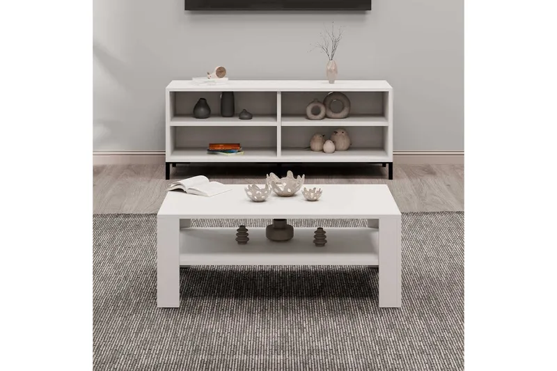 Sofabord Sofabord Masao Vit - Møbler - Borde - Sofabord