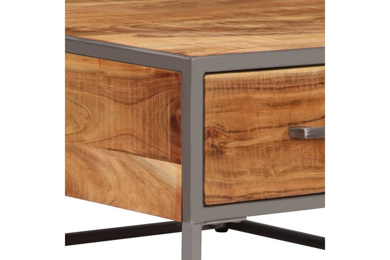 Sofabord Masivt Akacietræ 75 X 75 X 35 Cm - Brun - Møbler - Borde - Sofabord