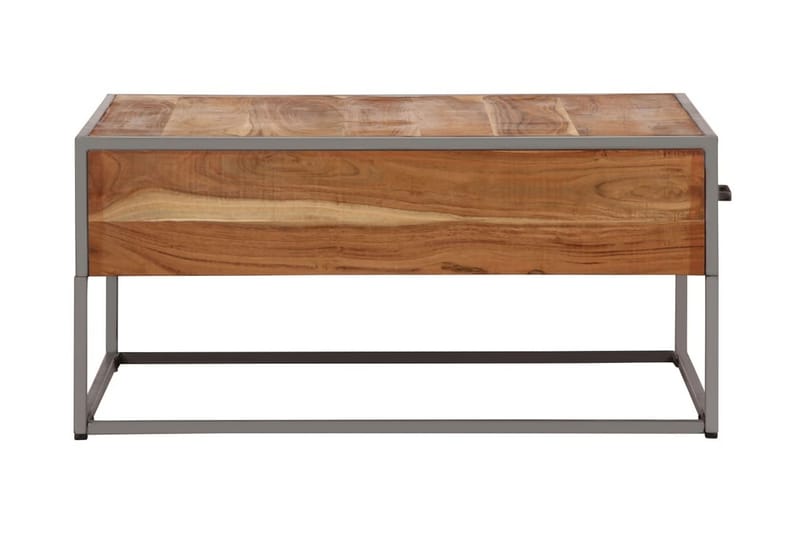 Sofabord Masivt Akacietræ 75 X 75 X 35 Cm - Brun - Møbler - Borde - Sofabord