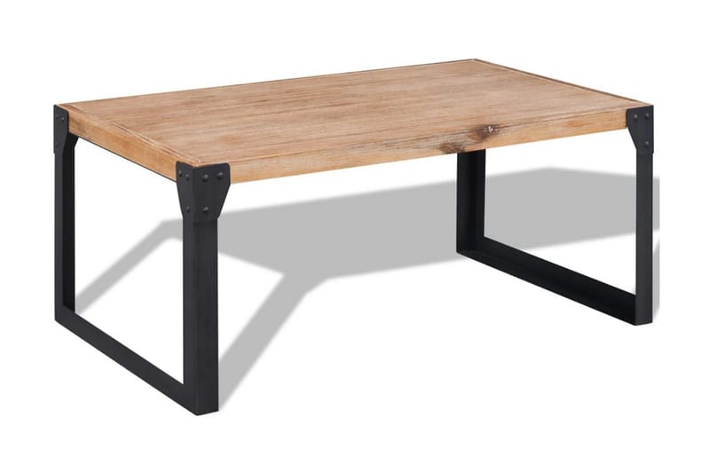 Sofabord Massivt Akacietræ 100X60X45 Cm - Brun - Møbler - Borde - Sofabord