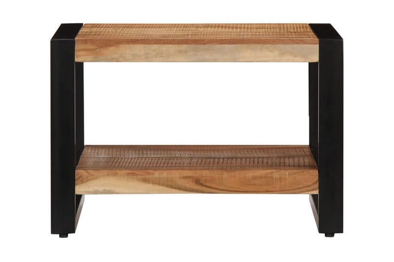 Sofabord Massivt Akacietræ 60 X 60 X 40 Cm - Brun - Møbler - Borde - Sofabord
