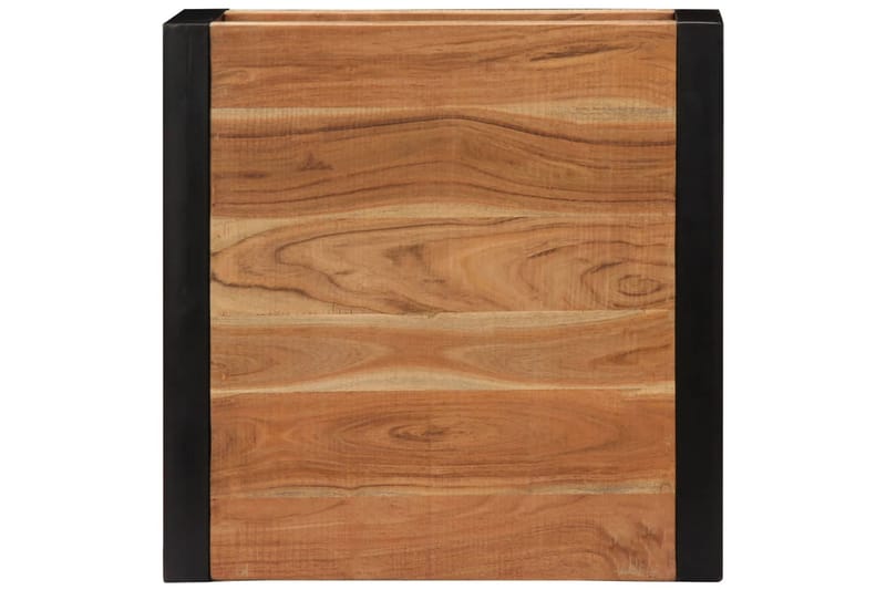 Sofabord Massivt Akacietræ 60 X 60 X 40 Cm - Brun - Møbler - Borde - Sofabord