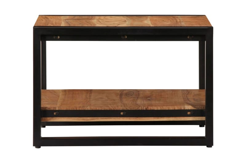 Sofabord Massivt Akacietræ 60 X 60 X 40 Cm - Brun - Møbler - Borde - Sofabord