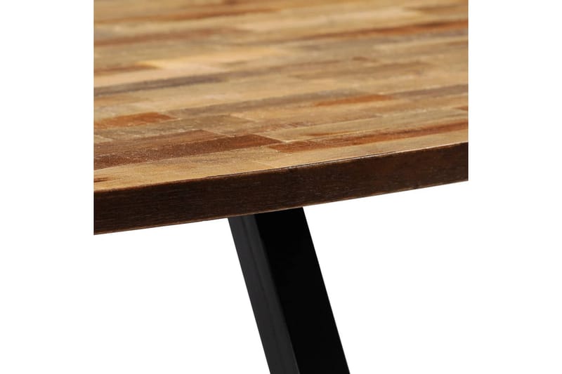 Sofabord Massivt Genanvendt Teak Oval 120 X 60 X 30 Cm - Brun - Møbler - Borde - Sofabord