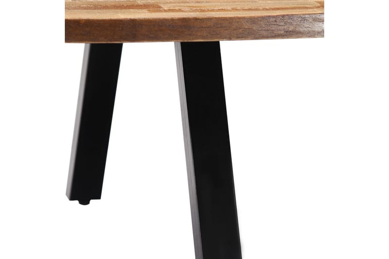 Sofabord Massivt Genanvendt Teak Oval 120 X 60 X 30 Cm - Brun - Møbler - Borde - Sofabord