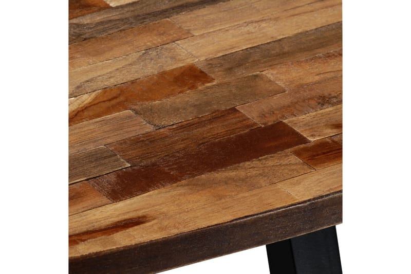 Sofabord Massivt Genanvendt Teak Oval 120 X 60 X 30 Cm - Brun - Møbler - Borde - Sofabord