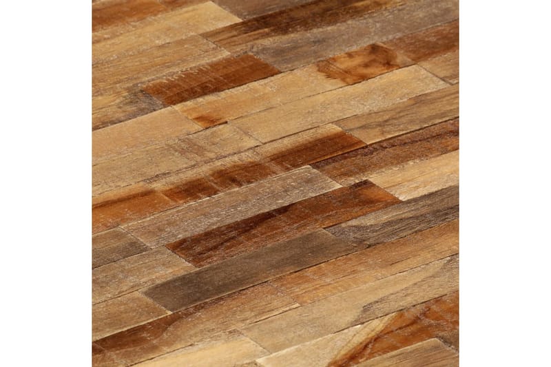 Sofabord Massivt Genanvendt Teak Oval 120 X 60 X 30 Cm - Brun - Møbler - Borde - Sofabord