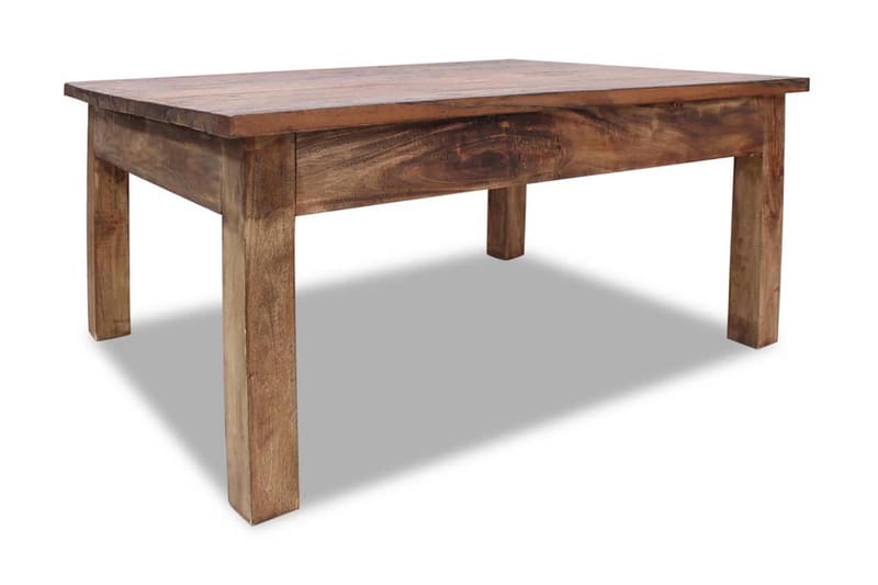 Sofabord Massivt Genanvendt Træ 98 X 73 X 45 Cm - Brun - Møbler - Borde - Sofabord