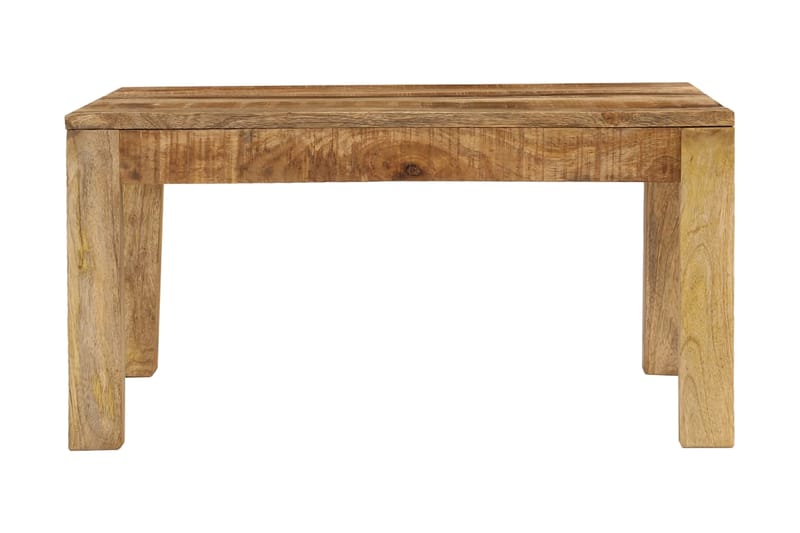 Sofabord Massivt Mangotræ 80 X 80 X 40 Cm - Brun - Møbler - Borde - Sofabord