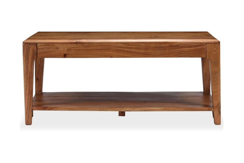 Sofabord Massivt Træ 88 X 50 X 38 Cm - Brun - Møbler - Borde - Sofabord