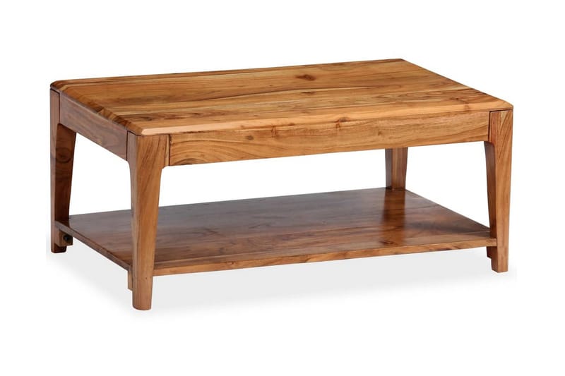 Sofabord Massivt Træ 88 X 50 X 38 Cm - Brun - Møbler - Borde - Sofabord