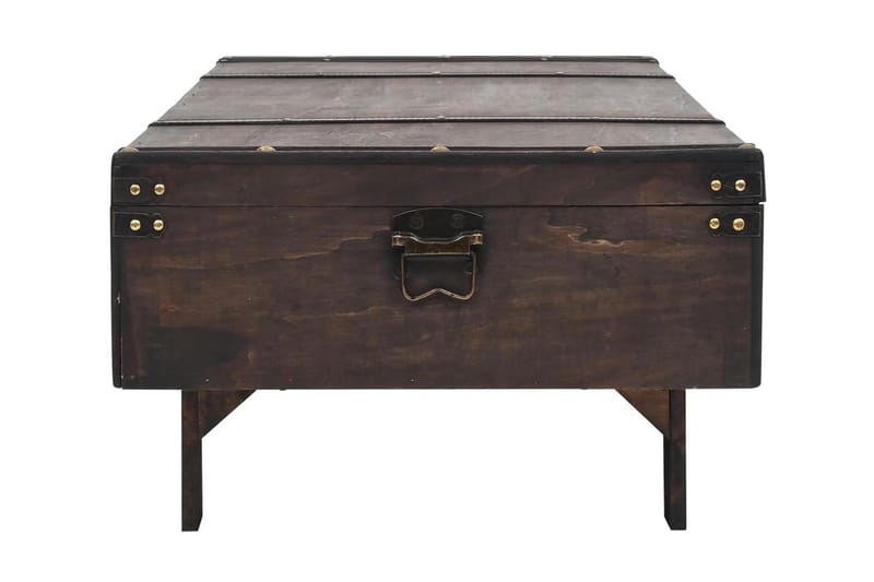 Sofabord Massivt Træ Vintagestil 120 X 55 X 35 Cm - Brun - Møbler - Borde - Sofabord