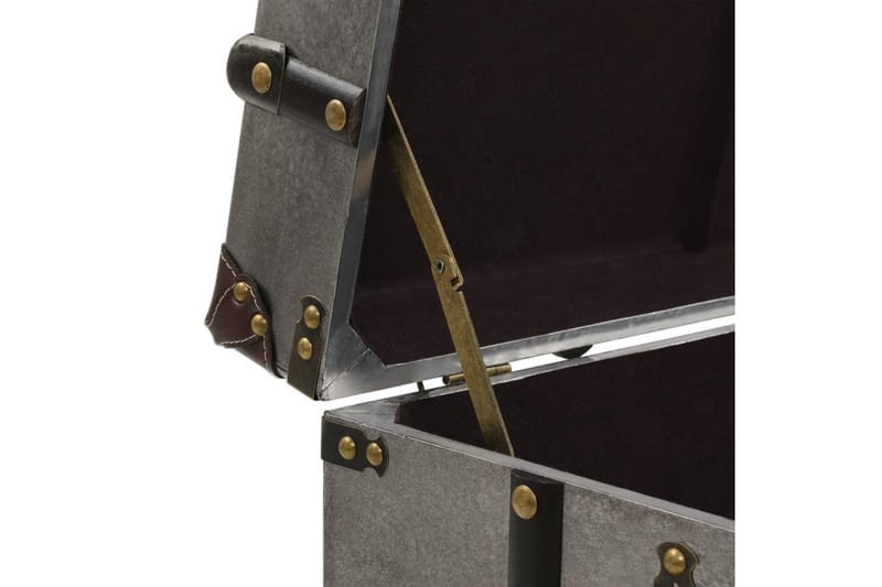 Sofabord Mdf Og Aluminium 102 X 51 X 47,5 Cm - Sølv - Møbler - Borde - Sofabord