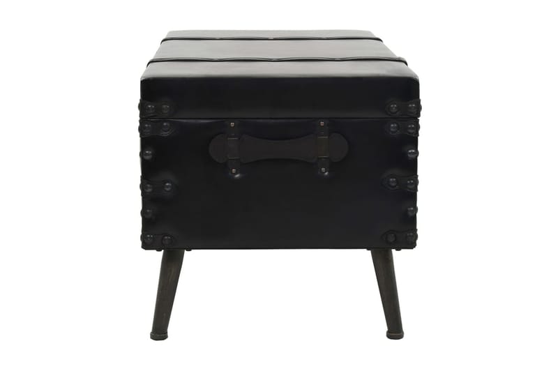 Sofabord Mdf Og Stål 102 X 51 X 48 Cm - Sort - Møbler - Borde - Sofabord