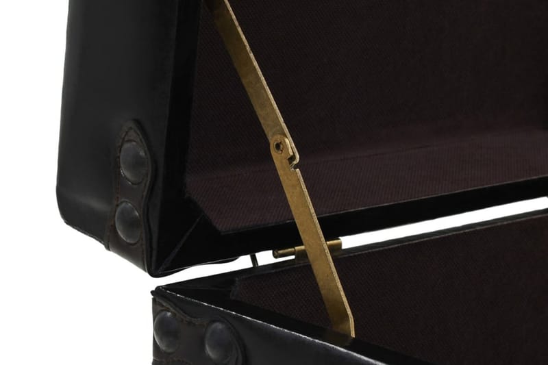 Sofabord Mdf Og Stål 102 X 51 X 48 Cm - Sort - Møbler - Borde - Sofabord